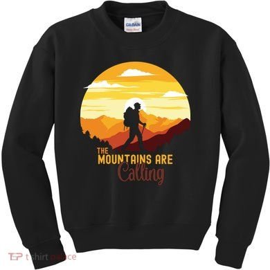 The Mountains Are Calling Kids Sweatshirt
