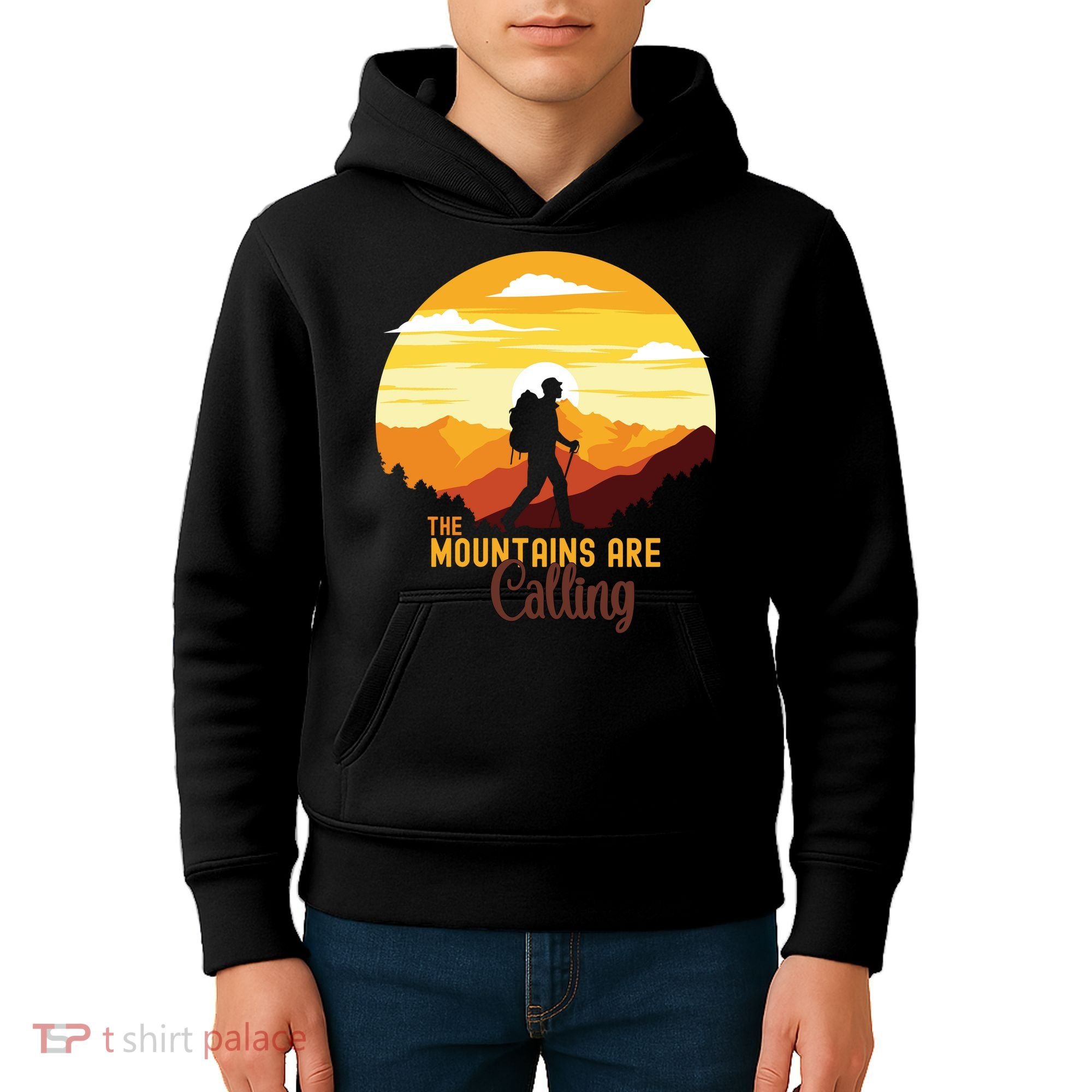 The Mountains Are Calling Kids Hoodie