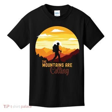 The Mountains Are Calling Kids T-Shirt