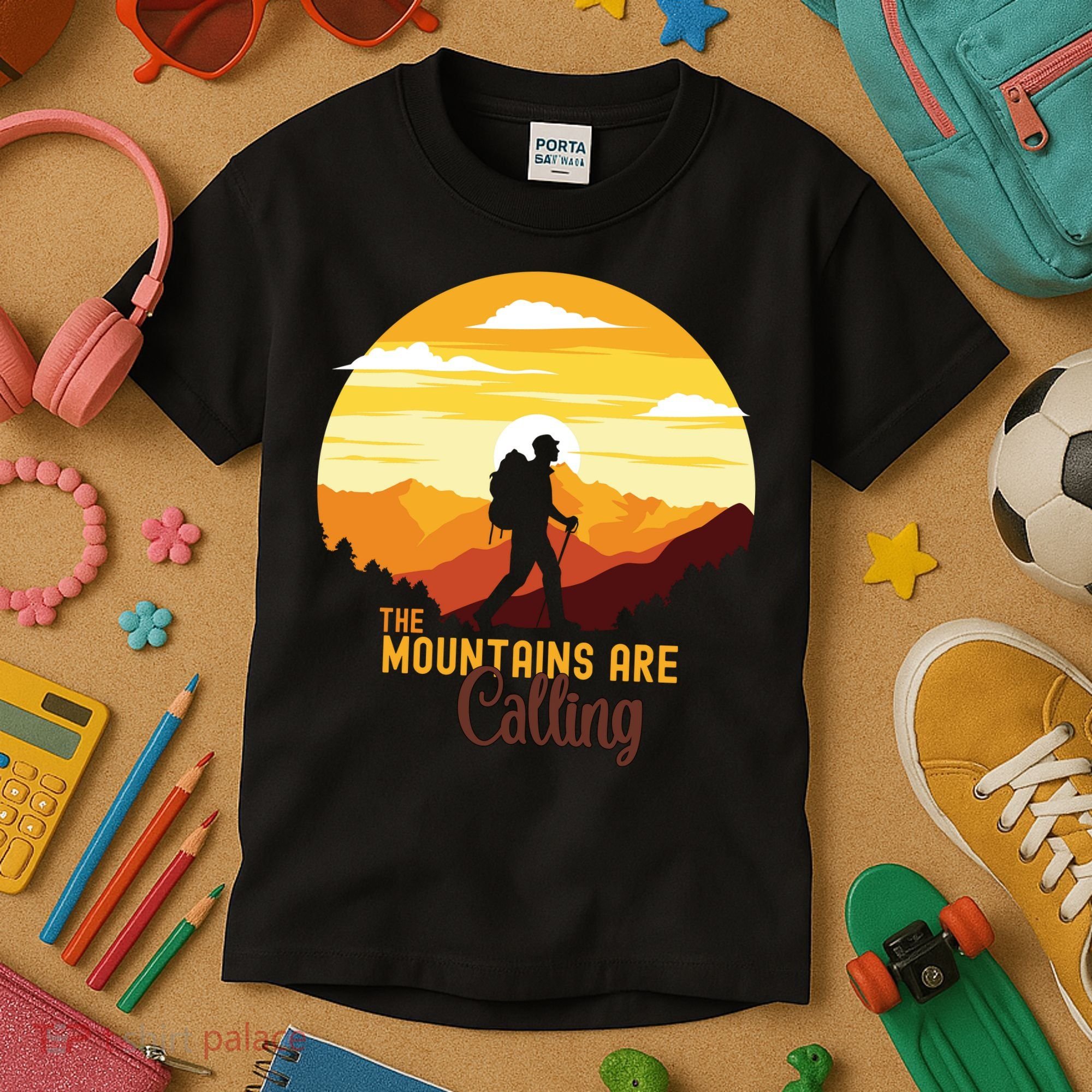 The Mountains Are Calling Kids T-Shirt