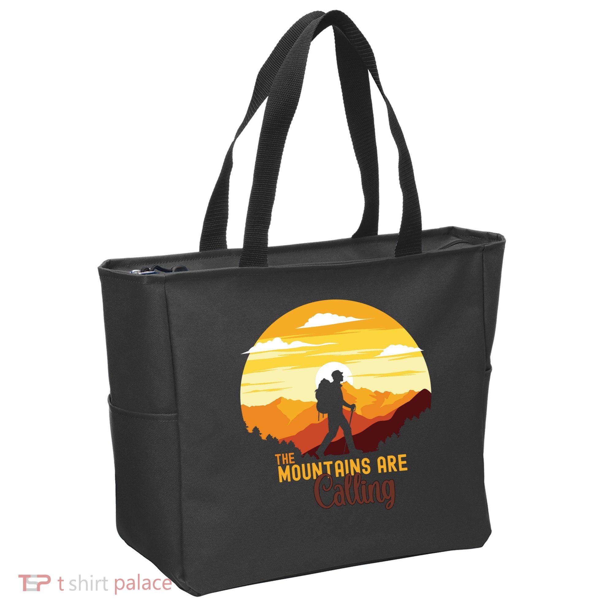 The Mountains Are Calling Tote Bag