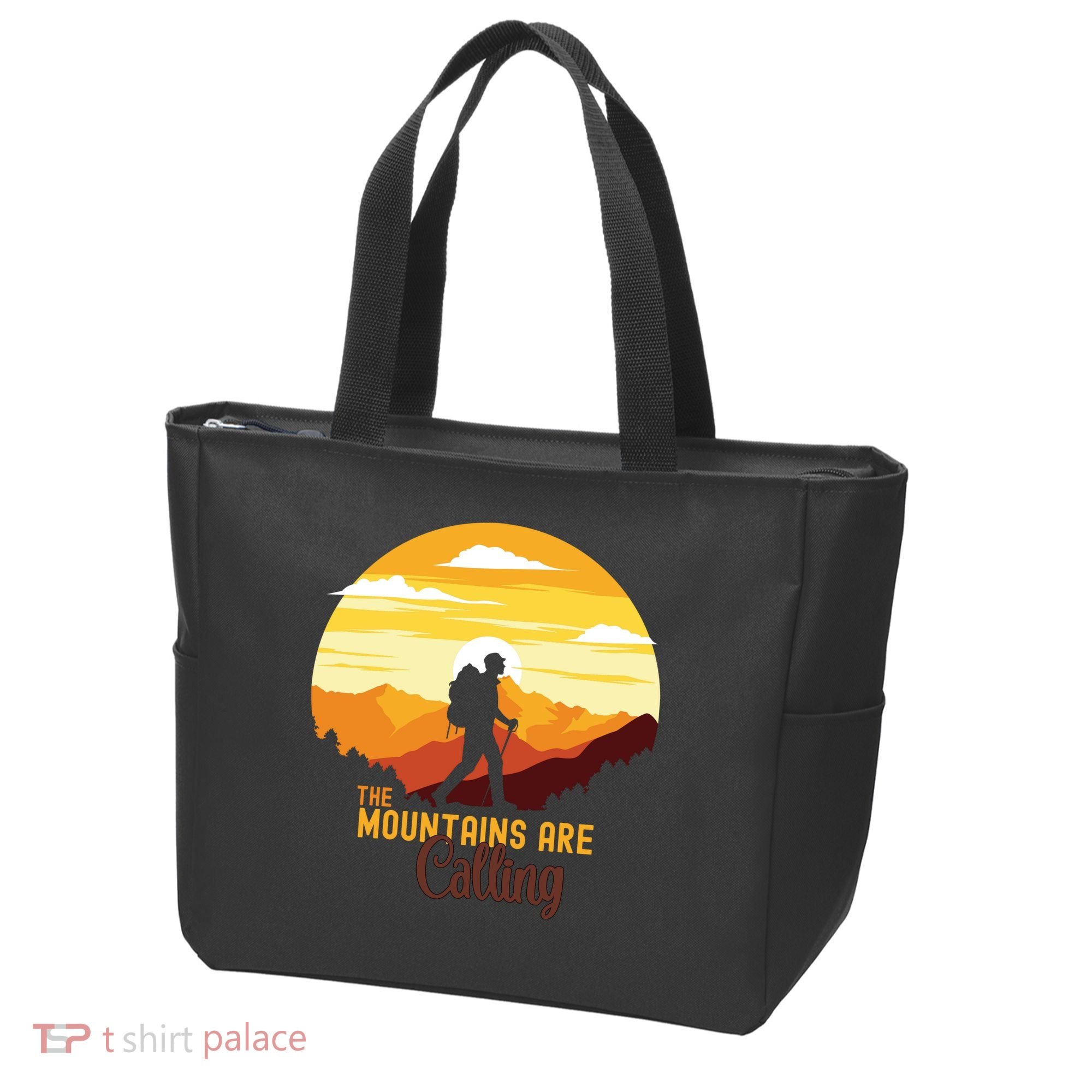 The Mountains Are Calling Tote Bag