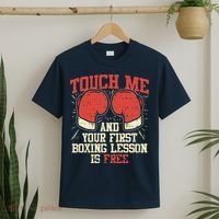 Touch Me And Your First Boxing Lesson Is Free T-Shirt thumb 2