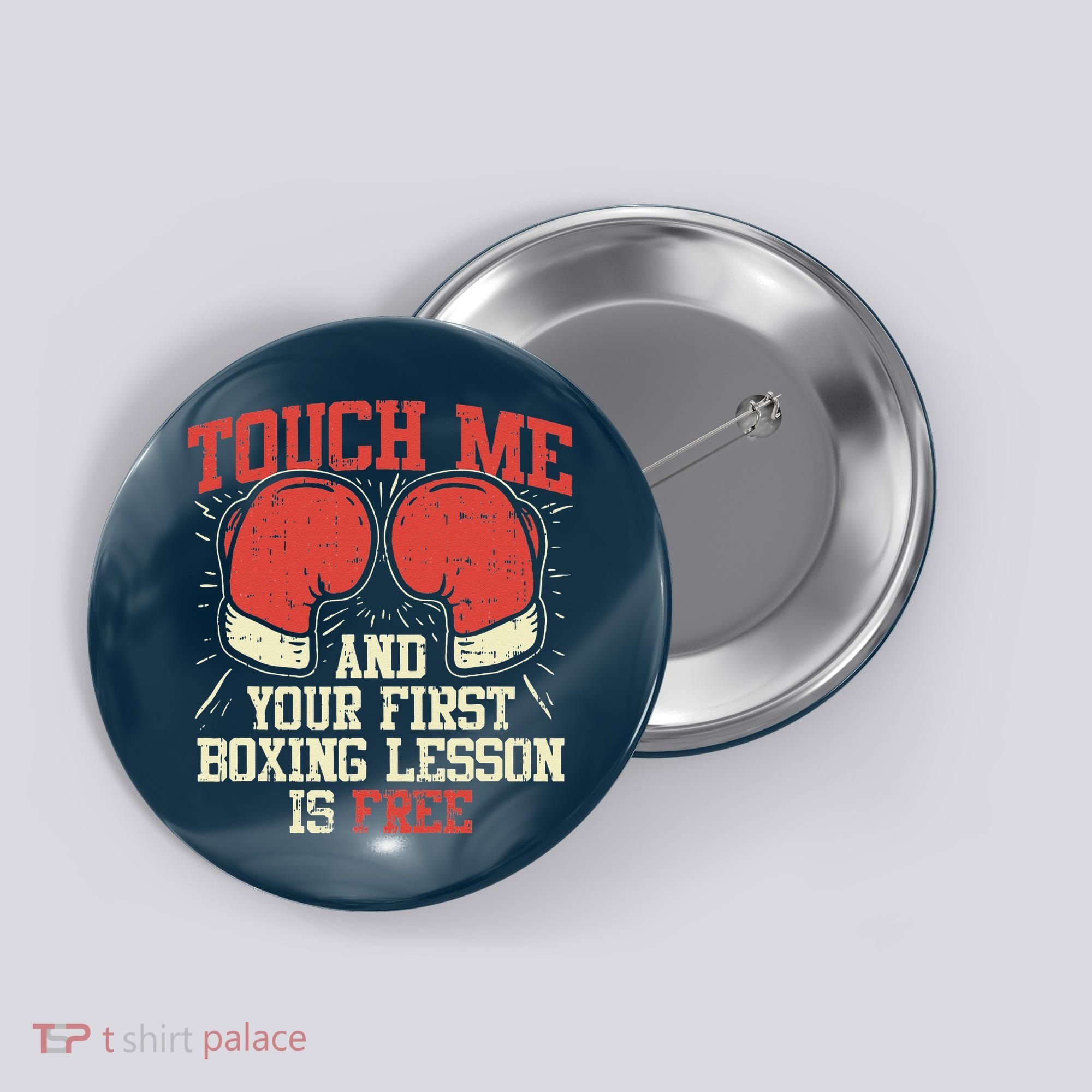 Touch Me And Your First Boxing Lesson Is Free Button