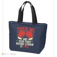 Touch Me And Your First Boxing Lesson Is Free Tote Bag thumb 3