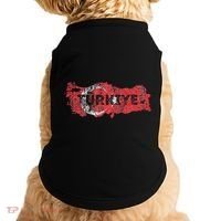 Turkish Map And Flag Souvenir Distressed Turkiye Doggie Tank thumb 0