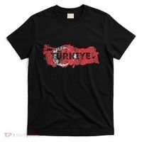 Turkish Map And Flag Souvenir Distressed Turkiye T-Shirt thumb 0