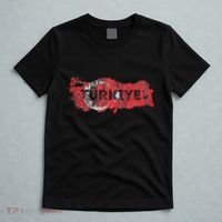 Turkish Map And Flag Souvenir Distressed Turkiye T-Shirt thumb 5