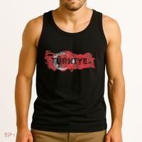 Turkish Map And Flag Souvenir Distressed Turkiye Tank Top thumb 3