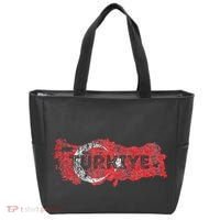 Turkish Map And Flag Souvenir Distressed Turkiye Tote Bag thumb 0