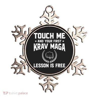 Touch Me And Your First Krav Maga Lesson Is Free Ornament