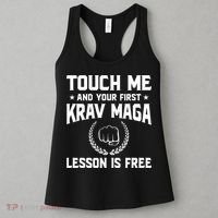 Touch Me And Your First Krav Maga Lesson Is Free Women's Tank Top thumb 3