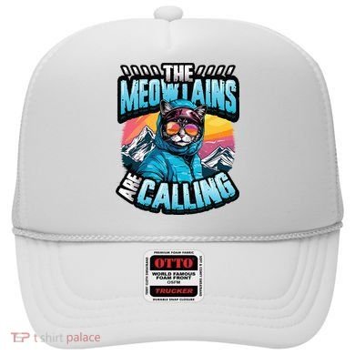 The Meowtains Are Calling Snowboard Cat Skiing Hat