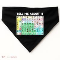 Tell Me About It Speech Language Pathology AAC Sped Teacher USA-Made Doggie Bandana thumb 0