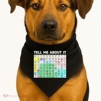 Tell Me About It Speech Language Pathology AAC Sped Teacher USA-Made Doggie Bandana thumb 1