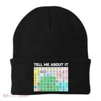 Tell Me About It Speech Language Pathology AAC Sped Teacher Beanie thumb 0