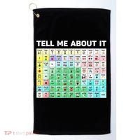 Tell Me About It Speech Language Pathology AAC Sped Teacher Golf Towel thumb 0