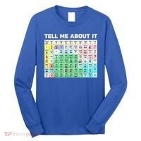 Tell Me About It Speech Language Pathology AAC Sped Teacher Long Sleeve Shirt thumb 0