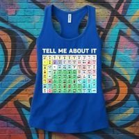 Tell Me About It Speech Language Pathology AAC Sped Teacher Women's Tank Top thumb 3
