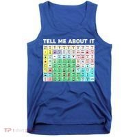 Tell Me About It Speech Language Pathology AAC Sped Teacher Tank Top thumb 0