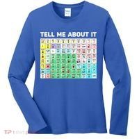 Tell Me About It Speech Language Pathology AAC Sped Teacher Women's Long Sleeve Shirt thumb 0