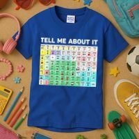 Tell Me About It Speech Language Pathology AAC Sped Teacher Kids T-Shirt thumb 3