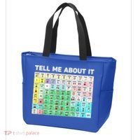 Tell Me About It Speech Language Pathology AAC Sped Teacher Tote Bag thumb 3
