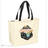 The Mountains Are Calling And I Must Go Tote Bag thumb 2