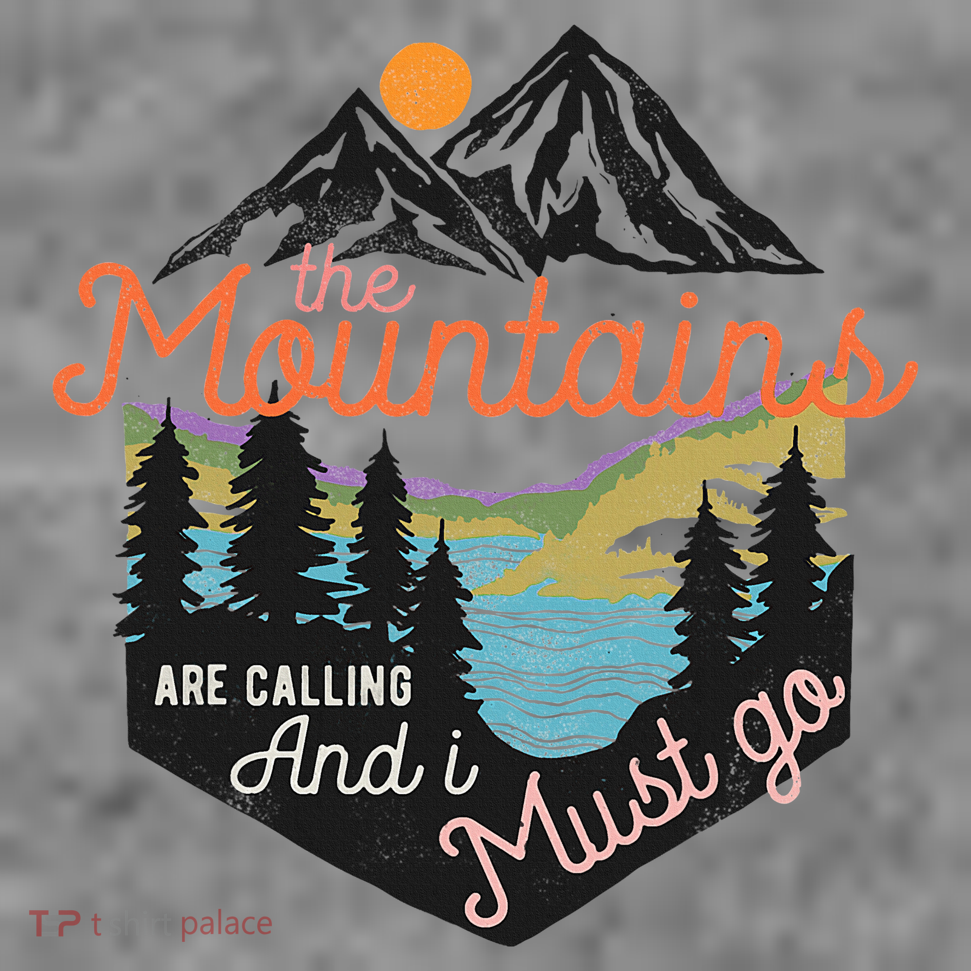 The Mountains Are Calling And I Must Go Toddler Hoodie