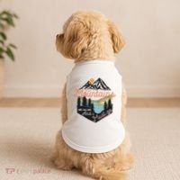 The Mountains Are Calling And I Must Go Doggie Tank thumb 2