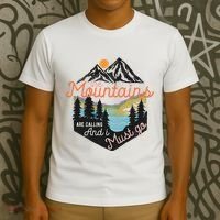 The Mountains Are Calling And I Must Go T-Shirt thumb 3