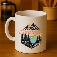 The Mountains Are Calling And I Must Go Coffee Mug thumb 4