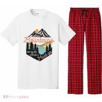 The Mountains Are Calling And I Must Go Pajama Set thumb 0