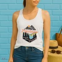 The Mountains Are Calling And I Must Go Women's Tank Top thumb 2