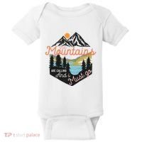 The Mountains Are Calling And I Must Go Baby Bodysuit thumb 0