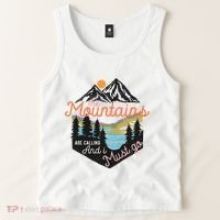The Mountains Are Calling And I Must Go Tank Top thumb 2