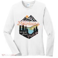The Mountains Are Calling And I Must Go Women's Long Sleeve Shirt thumb 0