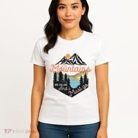 The Mountains Are Calling And I Must Go Women's T-Shirt thumb 4