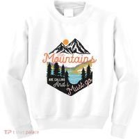 The Mountains Are Calling And I Must Go Kids Sweatshirt thumb 0