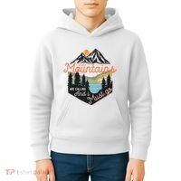 The Mountains Are Calling And I Must Go Kids Hoodie thumb 4