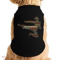 Taekwondo Martial Arts Fighter Tae Kwon Do Words Kicking Doggie Tank thumb 0