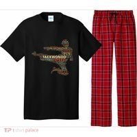 Taekwondo Martial Arts Fighter Tae Kwon Do Words Kicking Pajama Set thumb 0