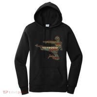 Taekwondo Martial Arts Fighter Tae Kwon Do Words Kicking Women's Hoodie thumb 0