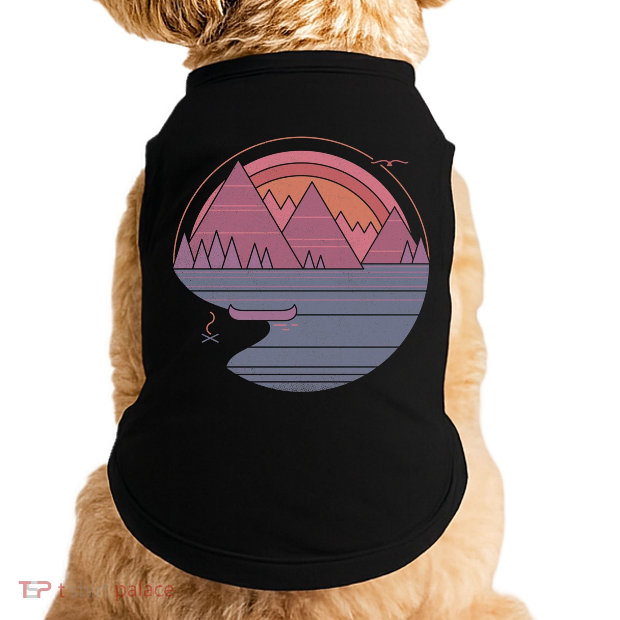 The Mountains Are Calling Doggie Tank