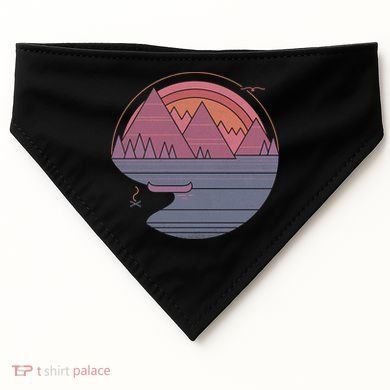 The Mountains Are Calling USA-Made Doggie Bandana