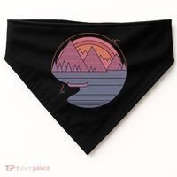 The Mountains Are Calling USA-Made Doggie Bandana thumb 0