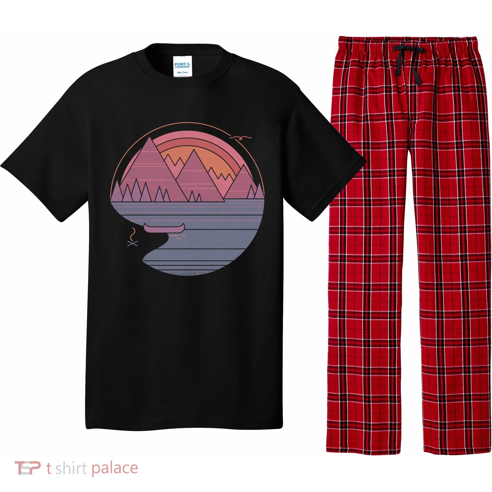 The Mountains Are Calling Pajama Set