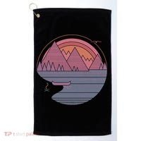 The Mountains Are Calling Golf Towel thumb 0