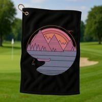 The Mountains Are Calling Golf Towel thumb 1