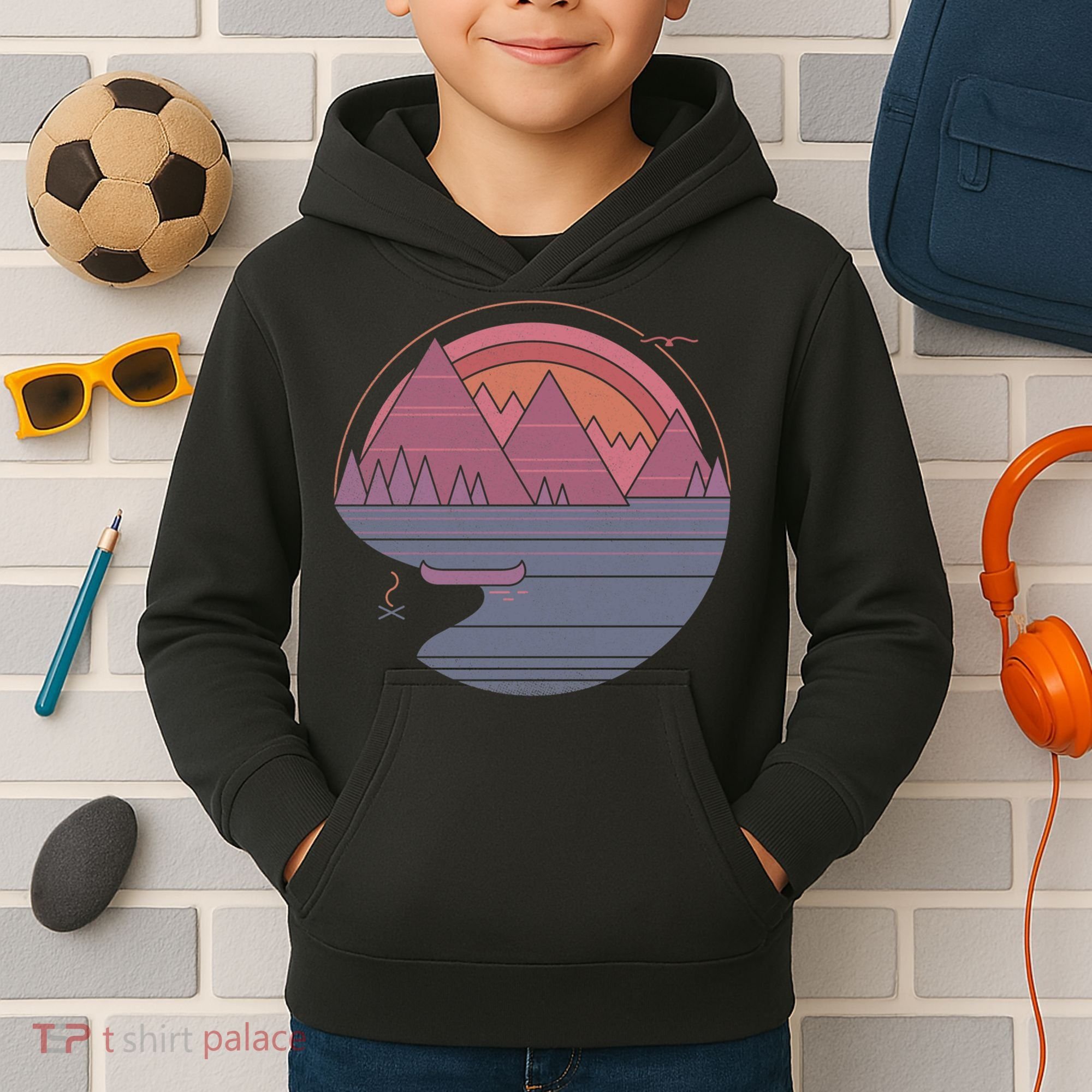 The Mountains Are Calling Kids Hoodie